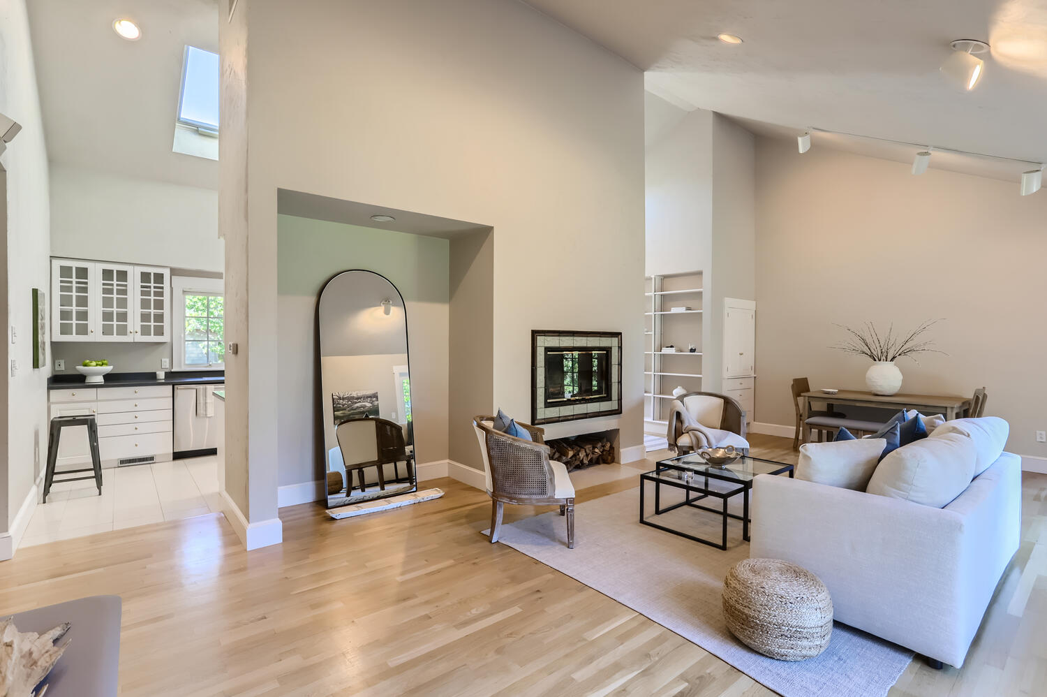 300 N Road Chilmark, MA 02535 - Photo 32 of 69 a living room with furniture and a fireplace