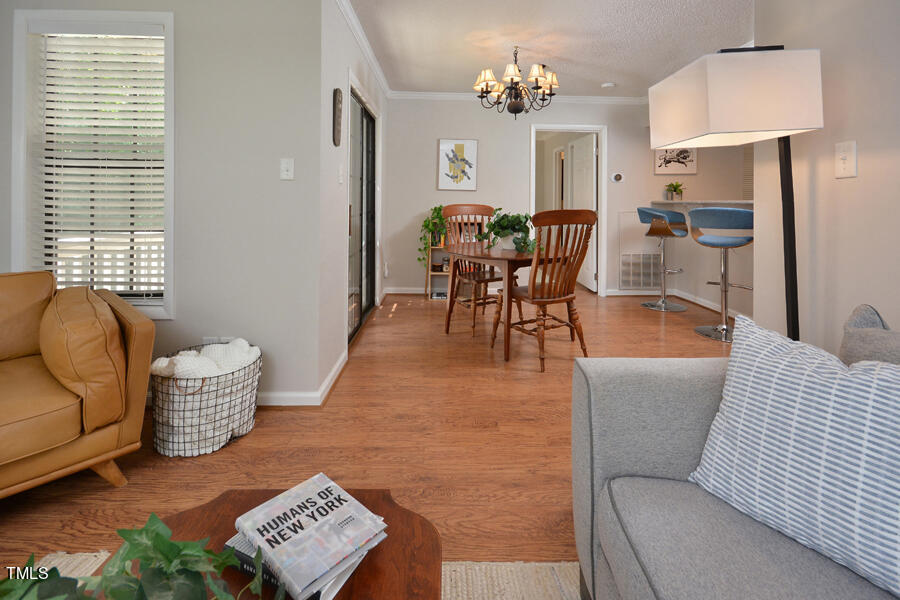 3702 Chimney Ridge Place, Unit 105 Durham, NC 27713 - Photo 15 of 32 Living Room view of Dining Area