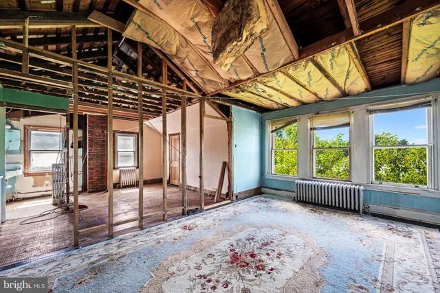 a view of storage and utility room