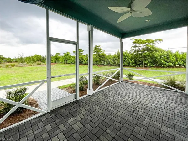 a view of outdoor space with swimming pool