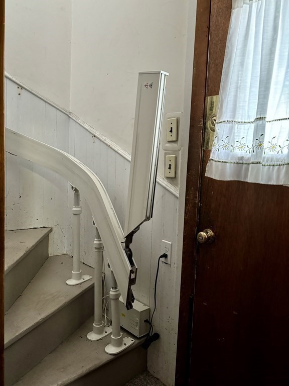91 Smith Street Fall River, MA 02721 - Photo 13 of 23 a view of entryway and hall with wooden floor