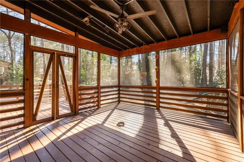 a view of outdoor living room and wooden floor