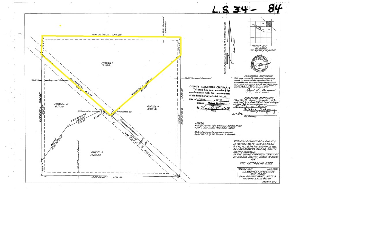 Two 2 Feathers Road Cottonwood, CA 96022 - Photo 11 of 12 Survey map