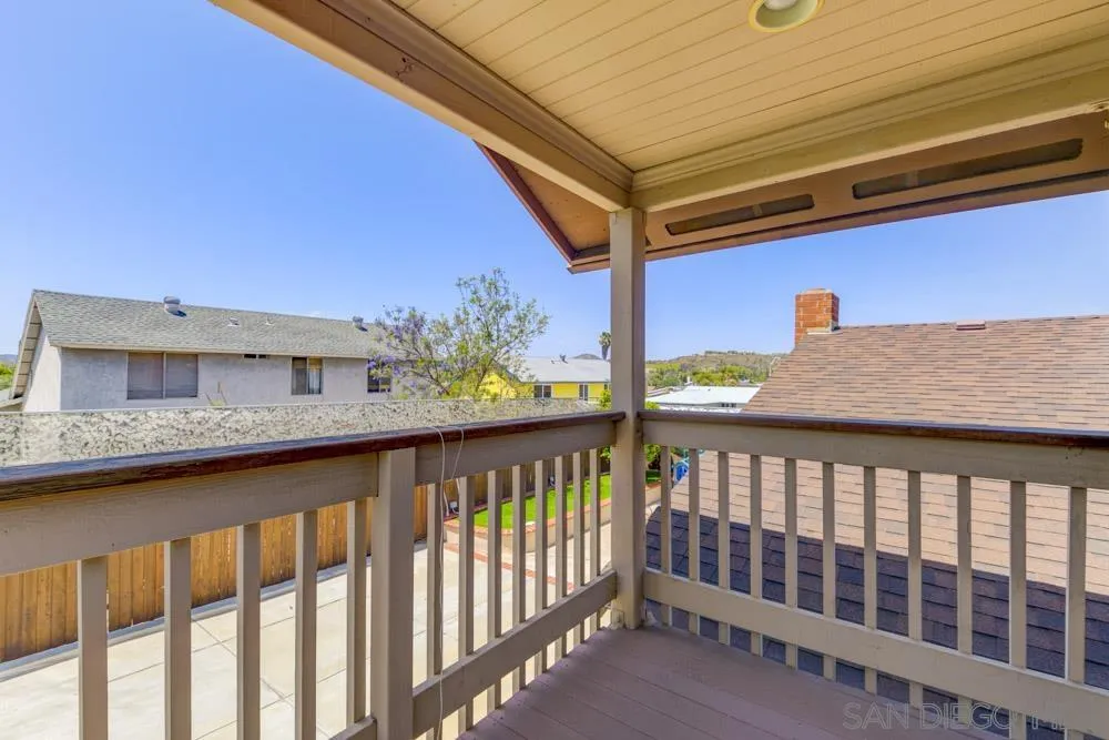 13008 Acton Avenue Poway, CA 92064 - Photo 19 of 28 a balcony with wooden floor
