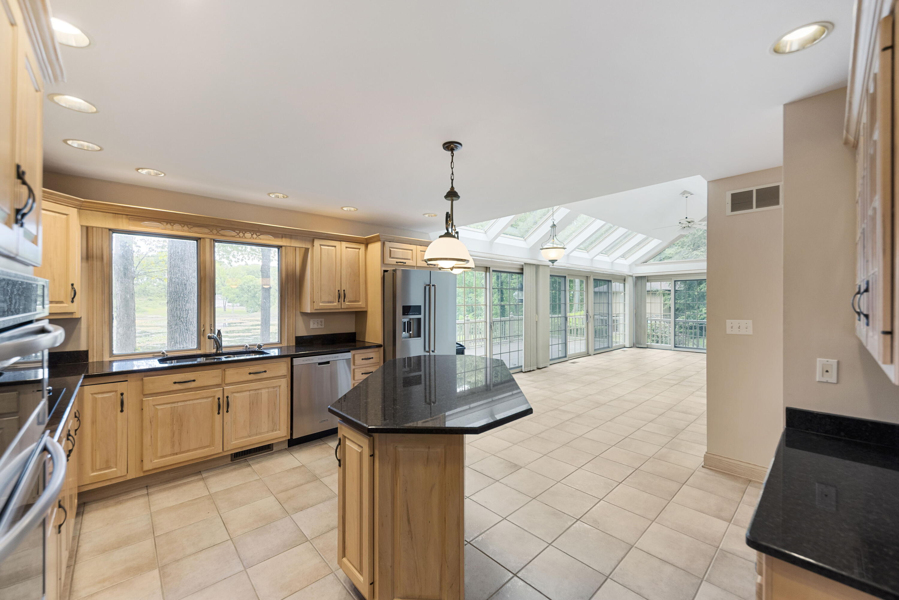 3611 West Waverly Road La Porte, IN 46350 - Photo 17 of 40 a kitchen with sink and windows