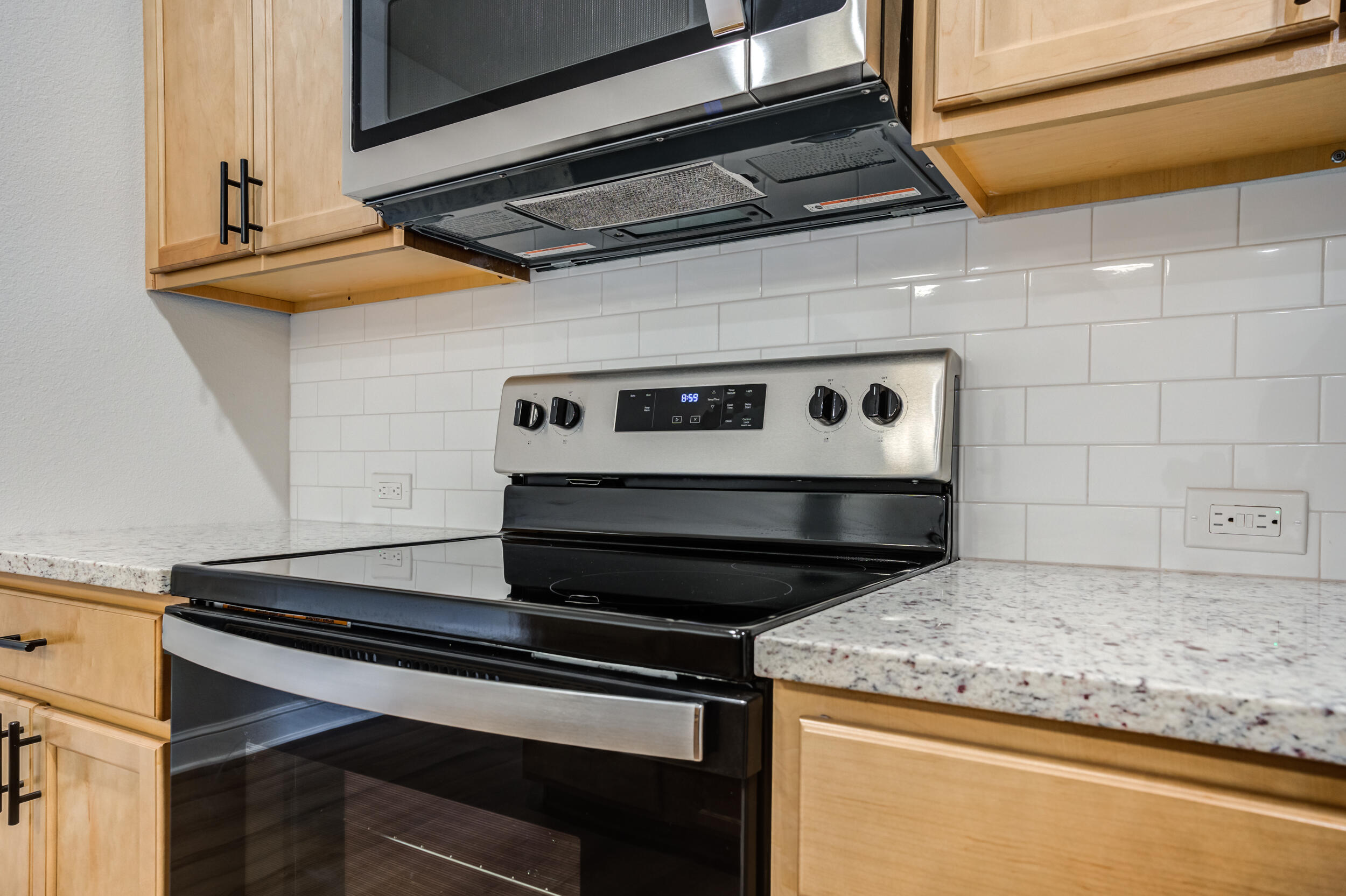 2534 137th Street Lubbock, TX 79423 - Photo 18 of 46 a stove top oven sitting inside of a kitchen