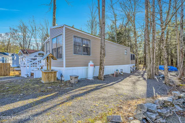 a backyard of a house