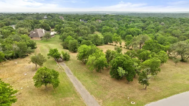 a view of yard with trees