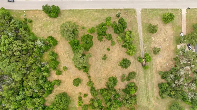 a bathroom with a blue shower