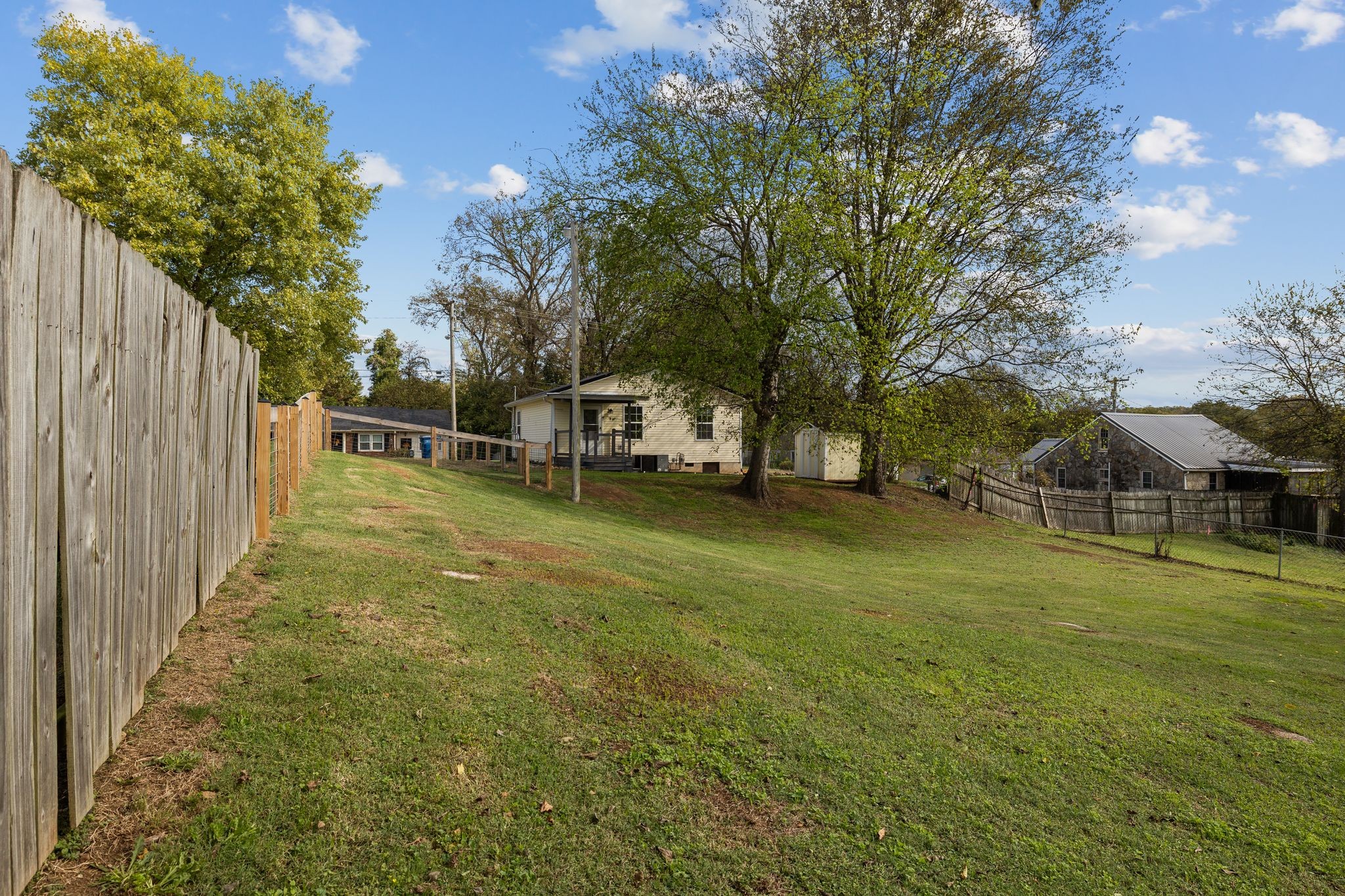 104 East Merchant Street Mount Pleasant, TN 38474 - Photo 25 of 30 a view of a yard with a house