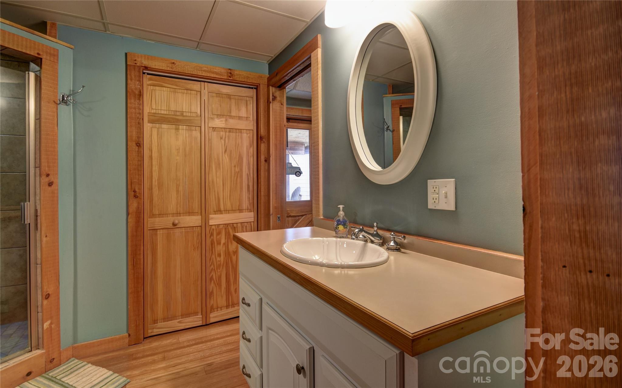 85 Homish Garden Waynesville, NC 28785 - Photo 14 of 32 a bathroom with a sink and a mirror
