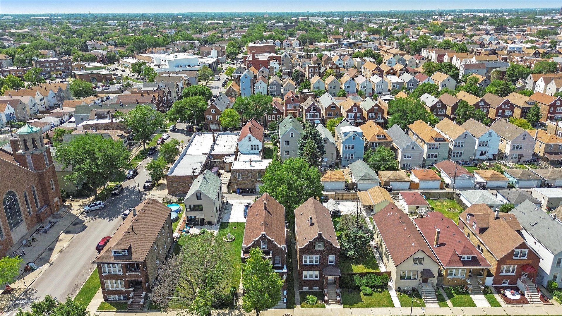 3009 West 40th Place Chicago, IL 60632 - Photo 27 of 33 an aerial view of residential houses with outdoor space