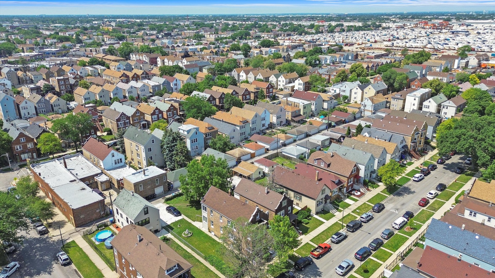3009 West 40th Place Chicago, IL 60632 - Photo 28 of 33 an aerial view of residential houses with outdoor space