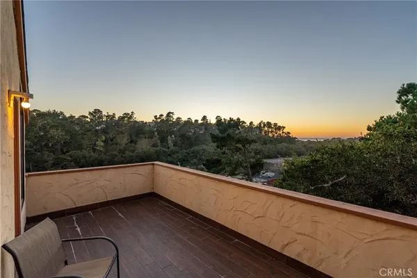 a view of balcony