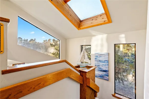 a view of a room with window