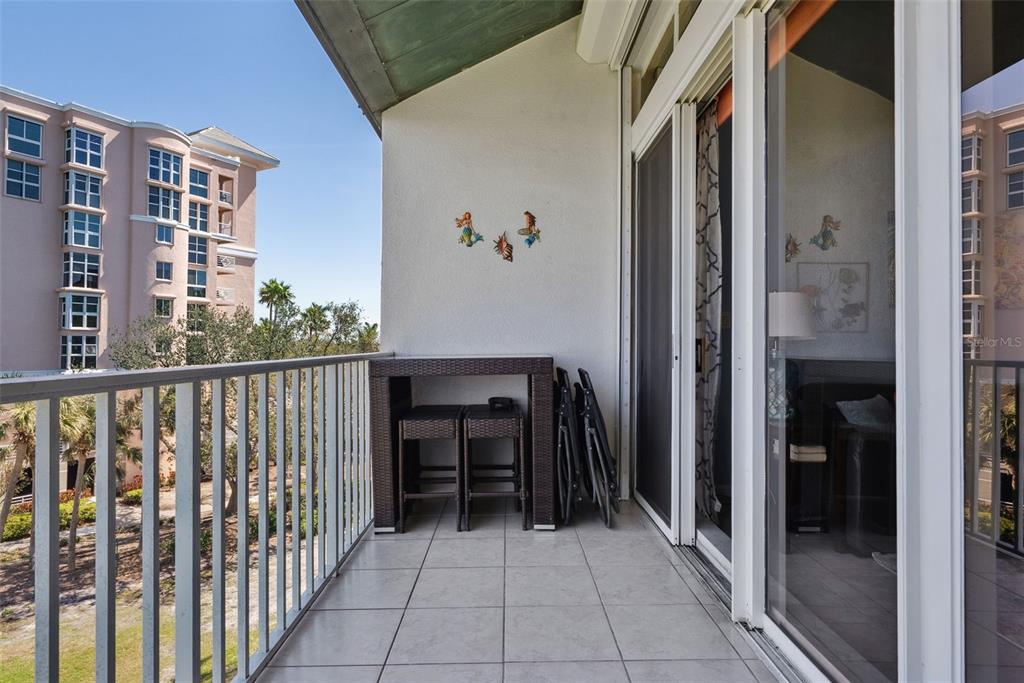 5151 Isla Key Boulevard South, Unit 421 St. Petersburg, FL 33715 - Photo 22 of 61 a view of a balcony from door