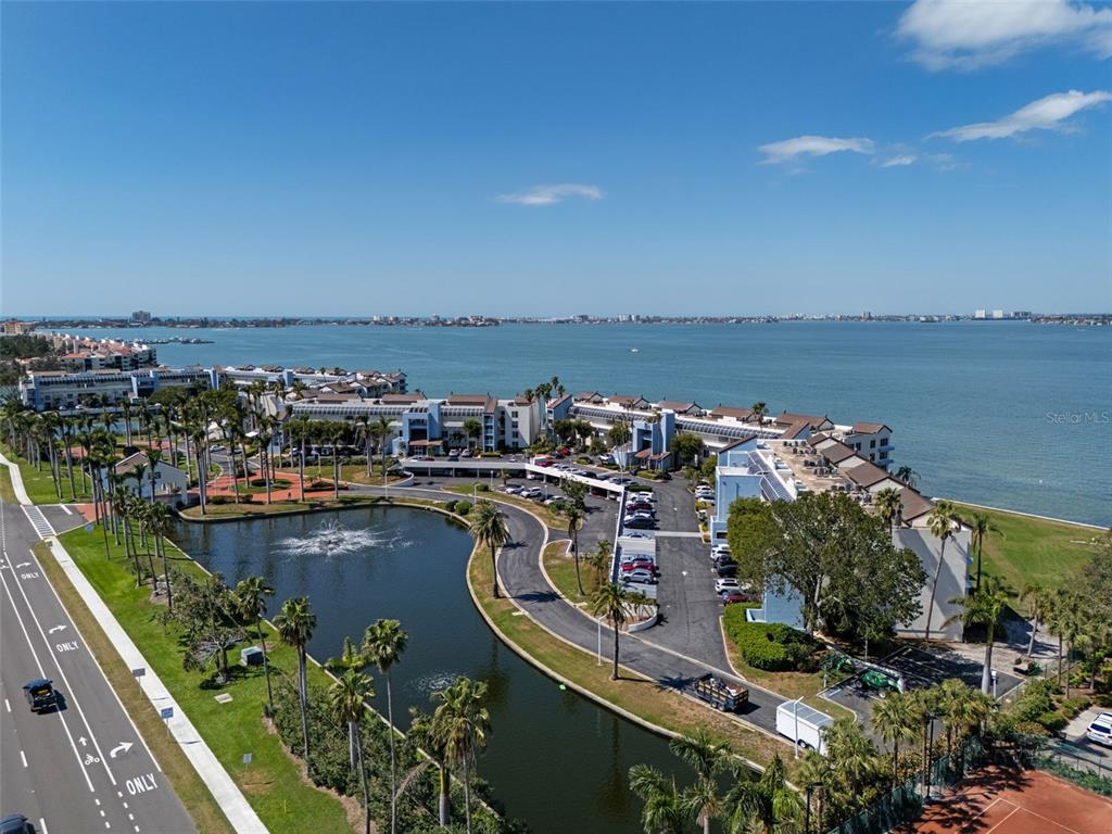5151 Isla Key Boulevard South, Unit 421 St. Petersburg, FL 33715 - Photo 48 of 61 a view of a city and ocean view