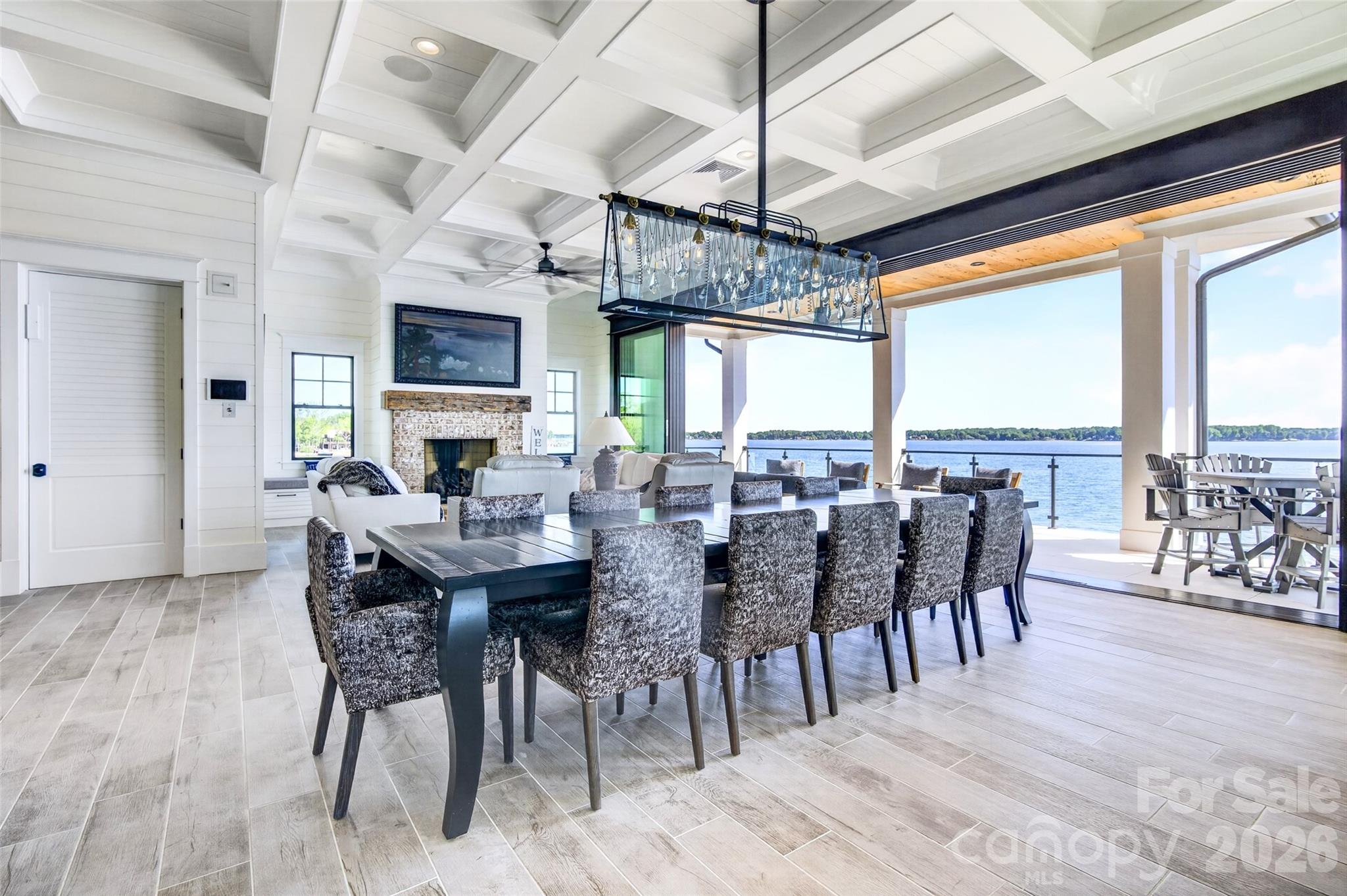 4835 Kiser Island Road Terrell, NC 28682 - Photo 12 of 48 a view of a dining room with furniture window and outside view