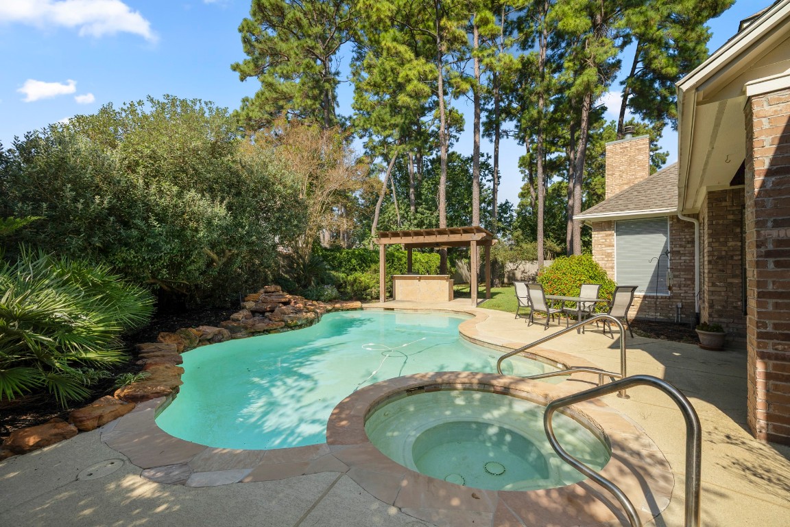 19315 Puget Lane Spring, TX 77388 - Photo 45 of 49 pool and spa to cool off before you eat outside