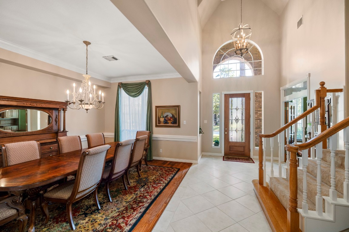 19315 Puget Lane Spring, TX 77388 - Photo 5 of 49 walking in fron front door formal dining on right