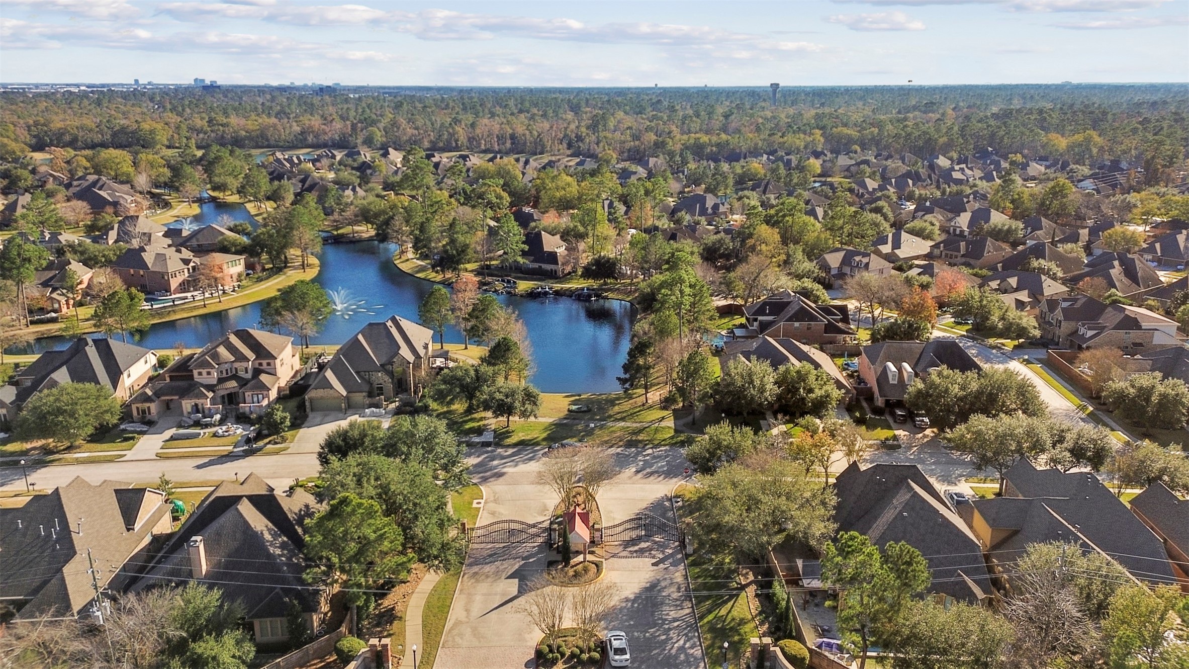 2603 Hendricks Lakes Drive Spring, TX 77388 - Photo 50 of 50 Multiple neighborhood lakes with fountain features and scenic walking paths—offering a peaceful setting and added lifestyle appeal within this gated Klein ISD community.