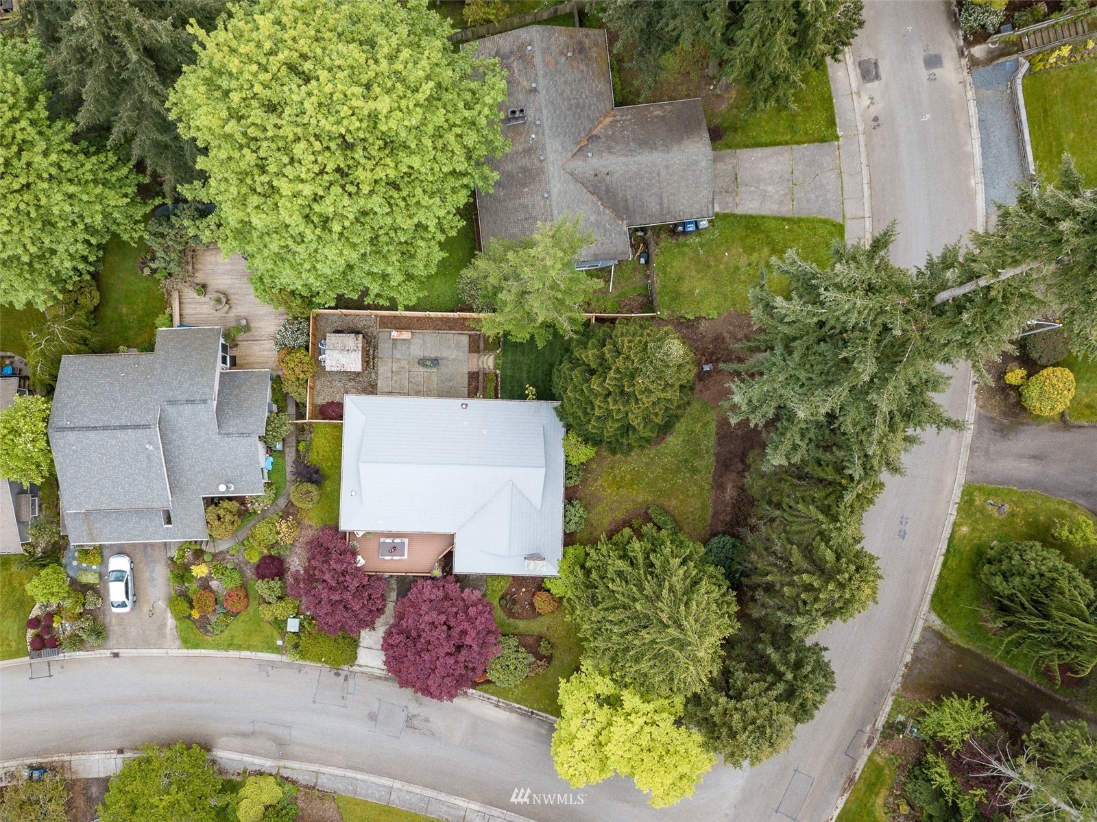 22105 2nd Place West Bothell, WA 98021 - Photo 33 of 37 an aerial view of residential house with outdoor space