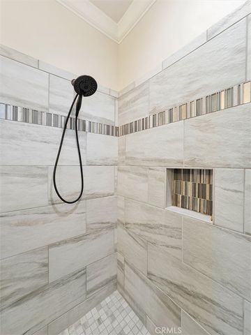 a bathroom with a tub