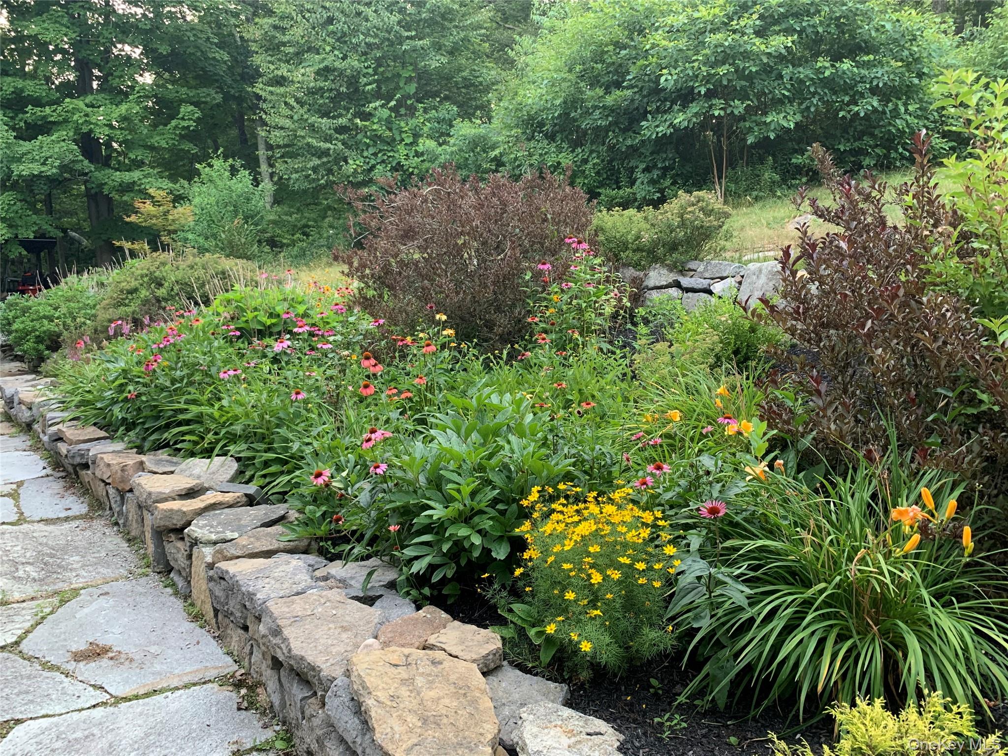 57 South White Rock Road Holmes, NY 12531 - Photo 37 of 44 a backyard of a house with lots of green space and garden