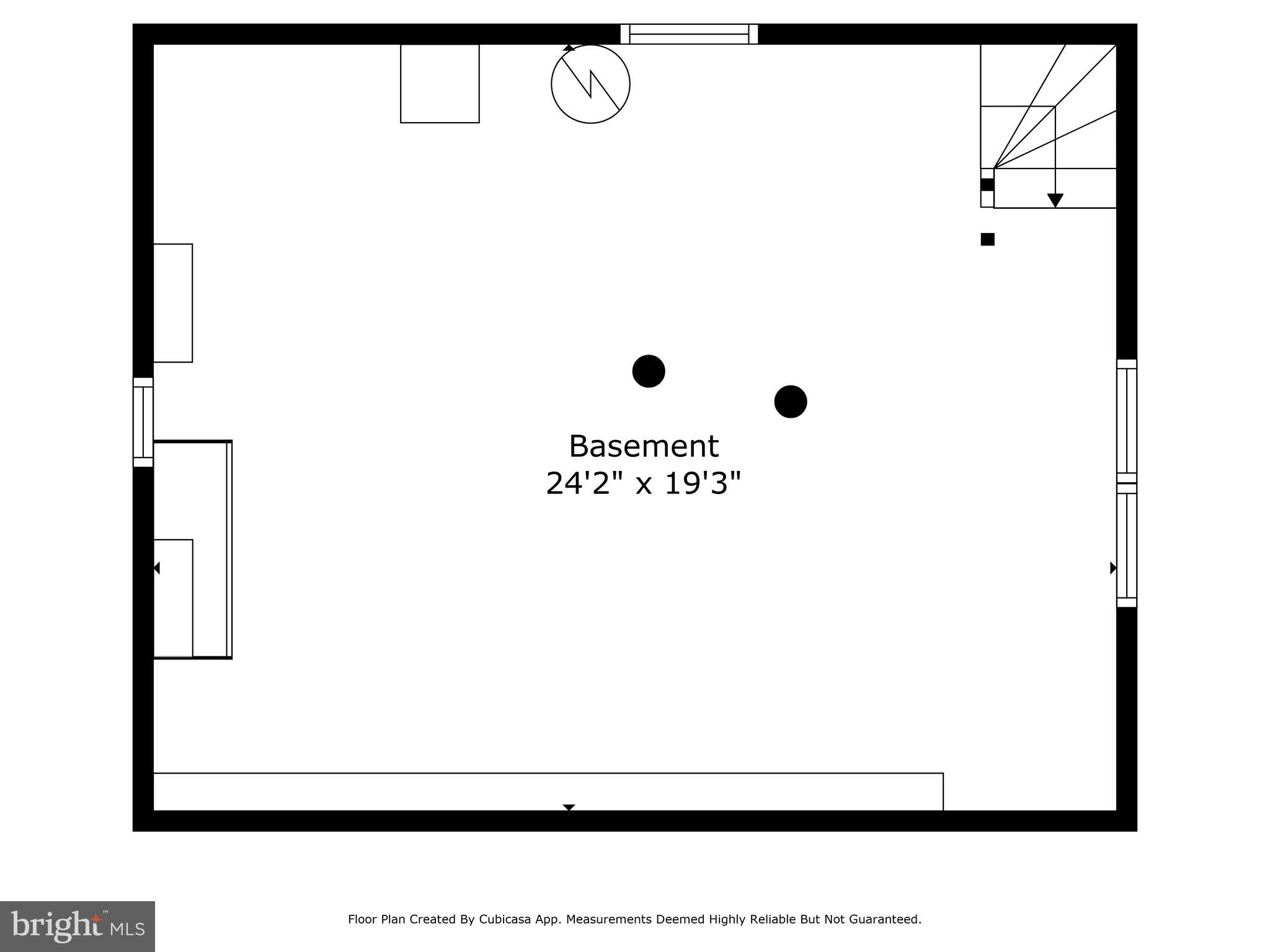 650 Fairview Road Glenmoore, PA 19343 - Photo 28 of 29 a black and white photo of a floor plan