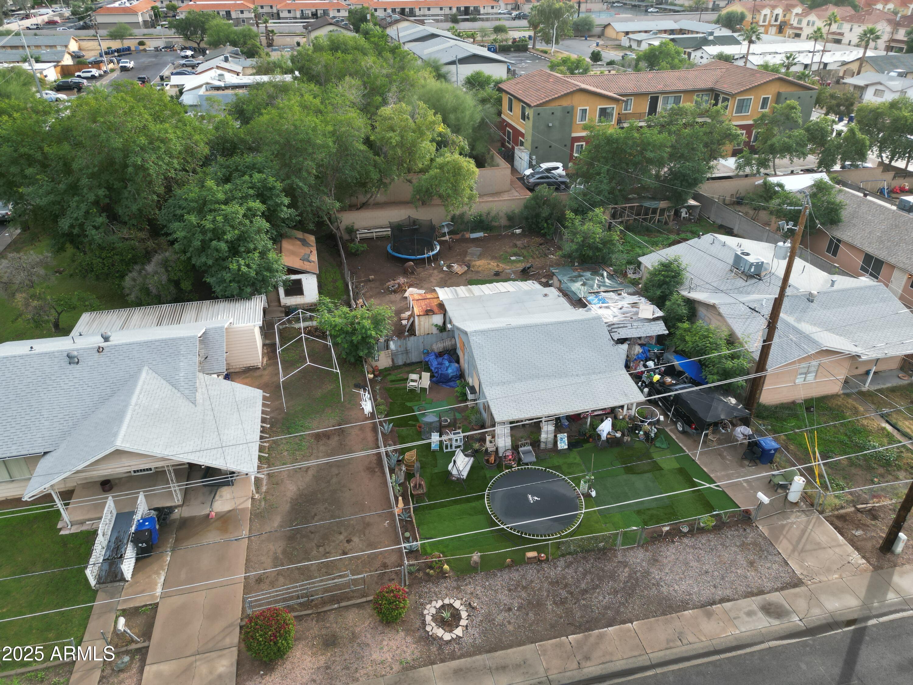 1229 East Spence Avenue Tempe, AZ 85281 - Photo 36 of 36 an aerial view of a house with garden space and street view