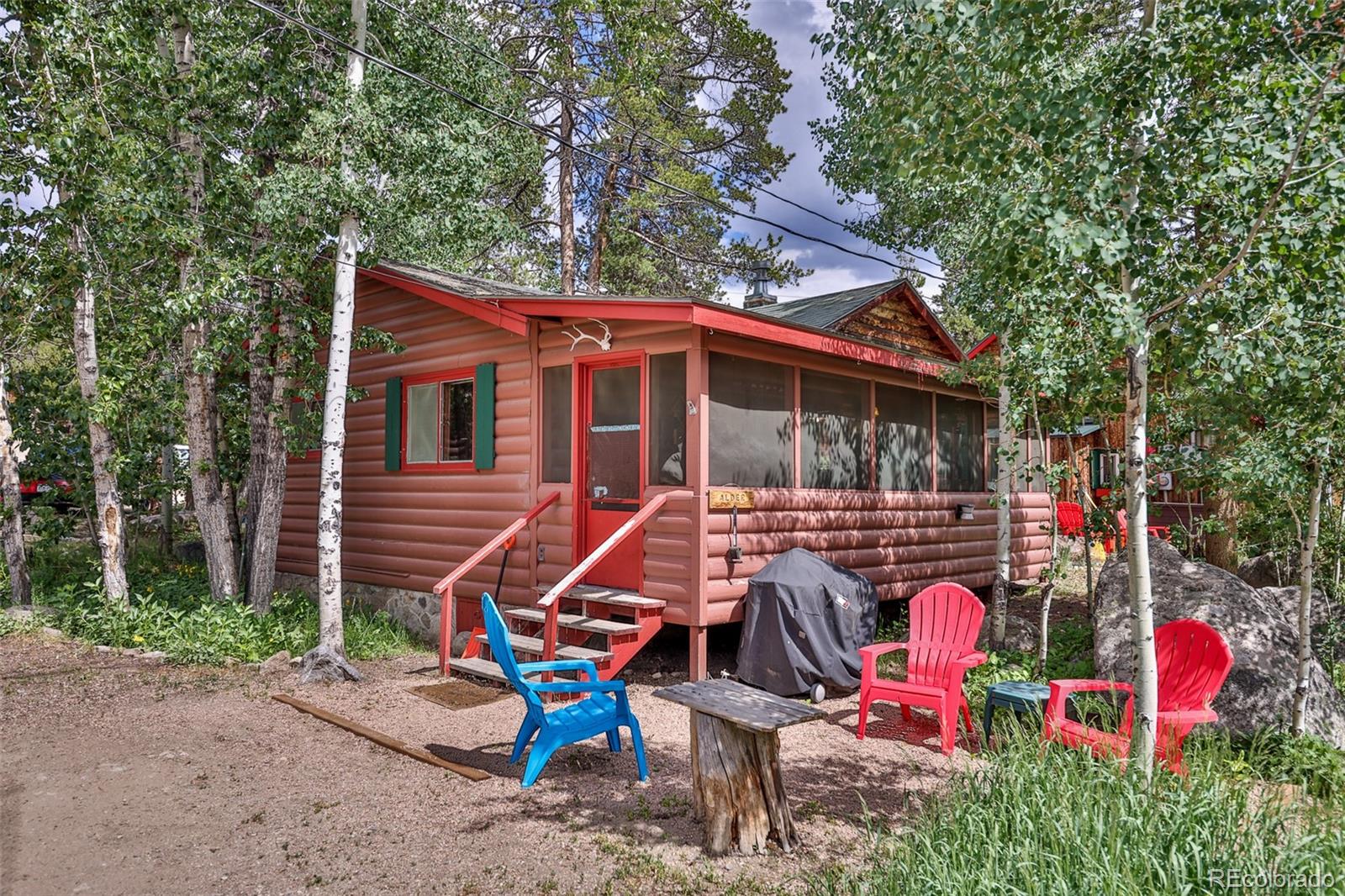 outdoor space with seating area and barbeque oven