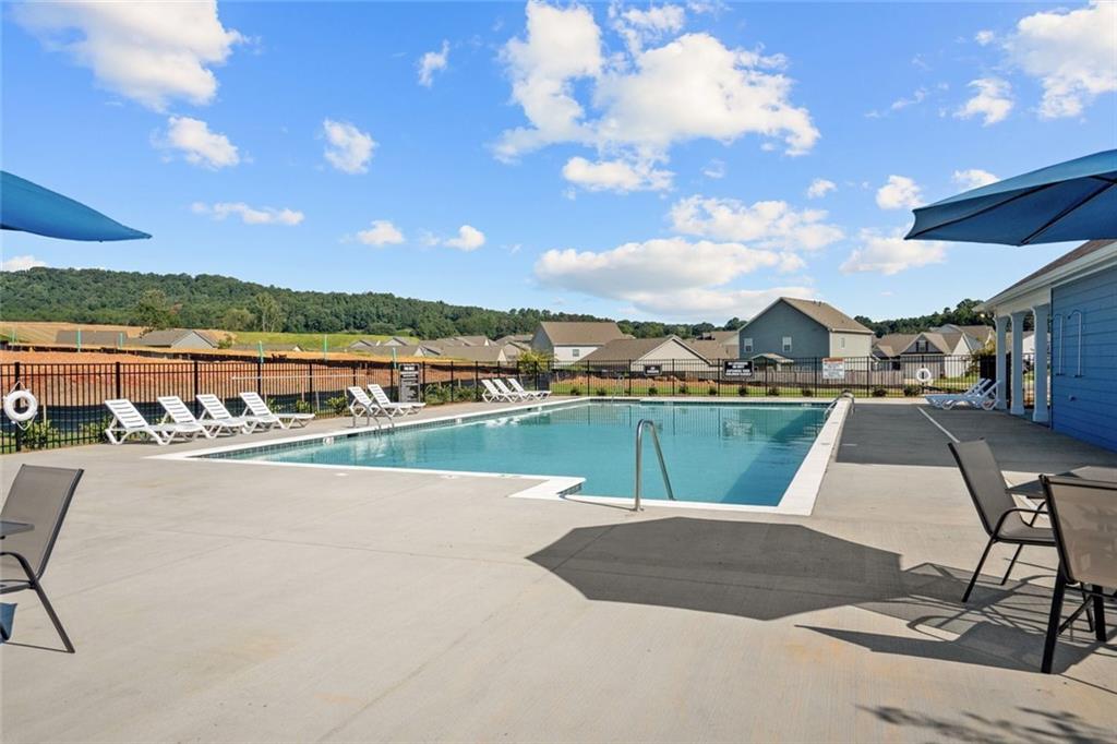 629 Mountaintop Road Southwest Cartersville, GA 30120 - Photo 46 of 46 a view of swimming pool and lake view
