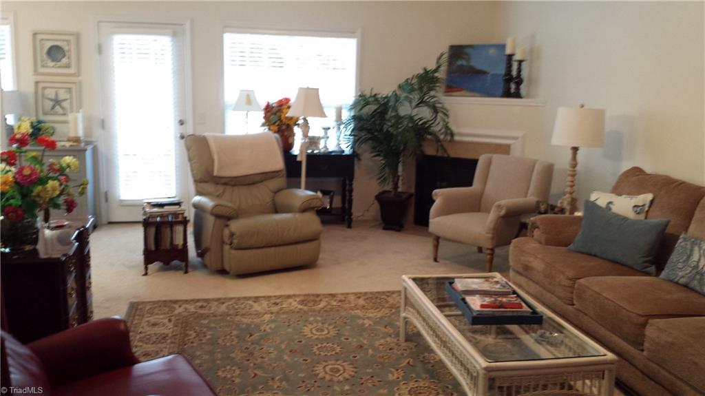 109 Brae Ridge Lane King, NC 27021 - Photo 10 of 10 great room with vaulted ceilings, gas fireplace