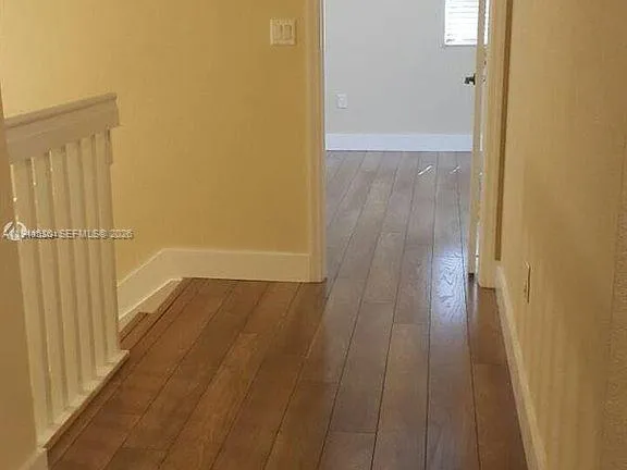 view of wooden floor