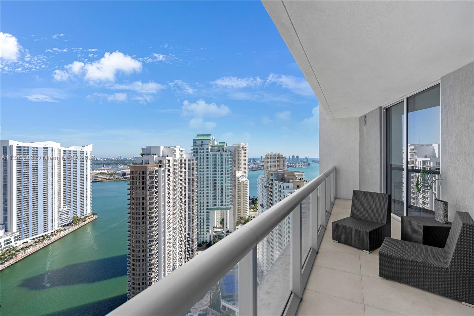 495 Brickell Avenue, Unit 3804 Miami, FL 33131 - Photo 1 of 23 a view of balcony with city view