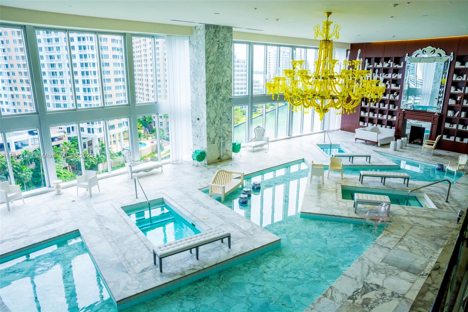 495 Brickell Avenue, Unit 3804 Miami, FL 33131 - Photo 19 of 23 a living room filled with furniture and a table