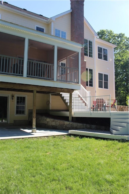 161 Chocolog Road Uxbridge, MA 01569 - Photo 28 of 37 Enclosed deck leading to pool area