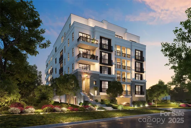 a front view of a building