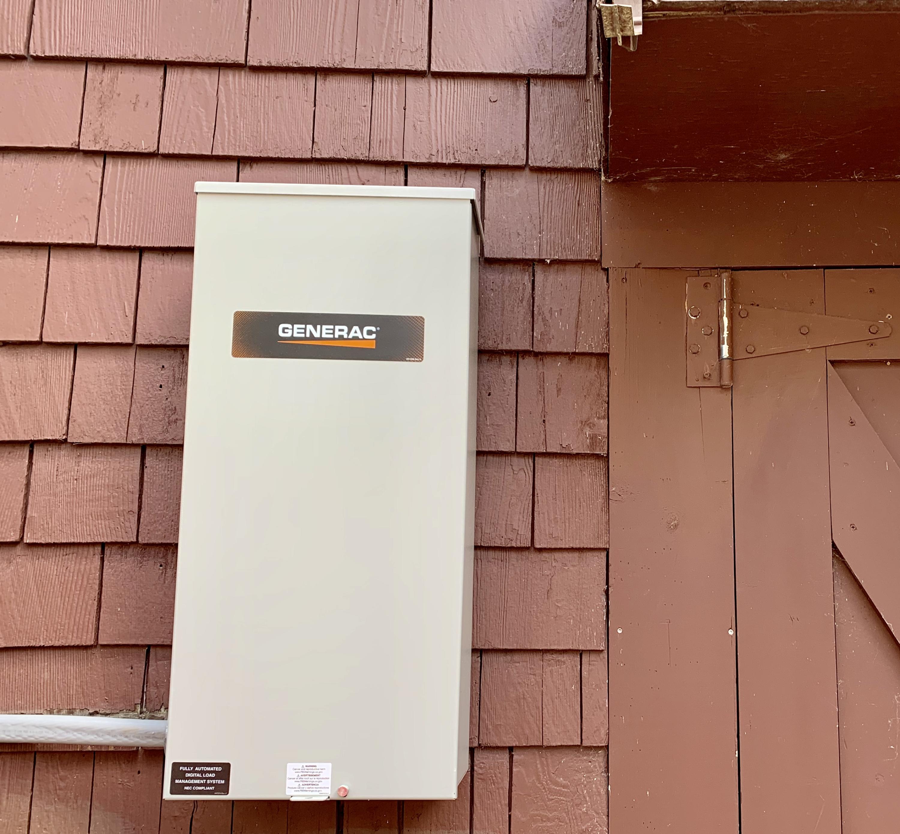 341 Schoodic Lake Road Brownville, ME 04414 - Photo 32 of 56 Generator Hookup with Generator