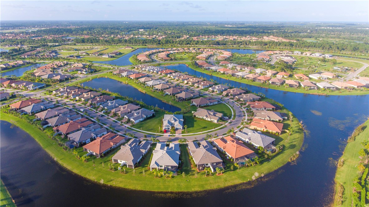 5122 Unity Square Vero Beach, FL 32967 - Photo 32 of 33 an aerial view of a house with a ocean view
