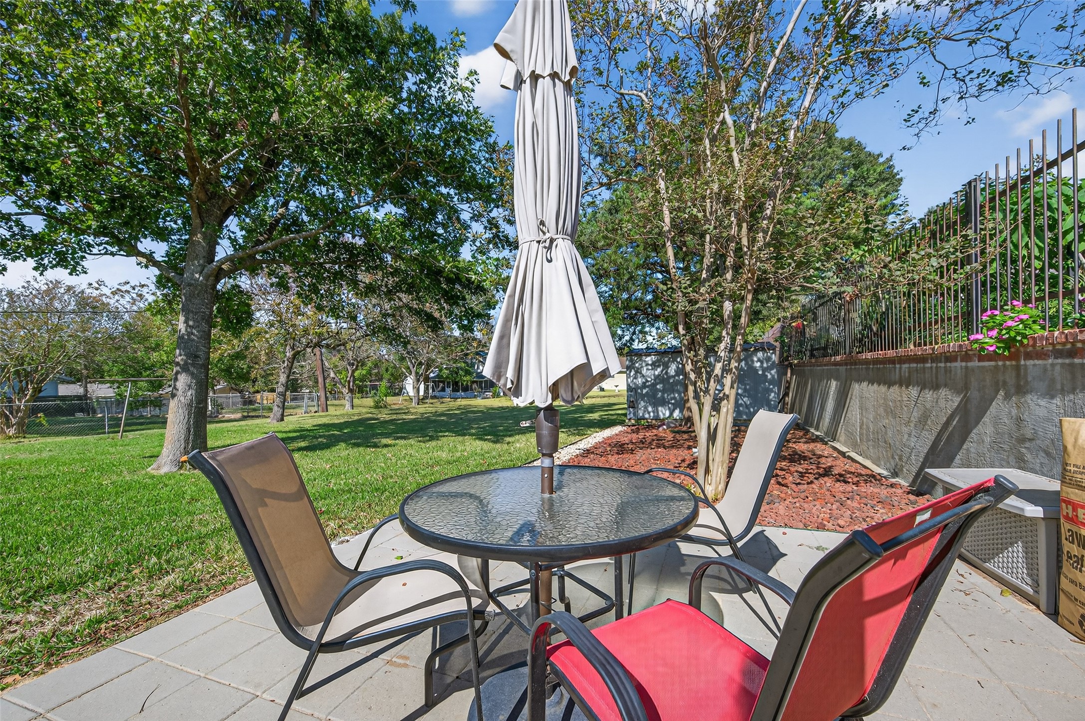 302 West Stone Street Brenham, TX 77833 - Photo 25 of 28 Patio area in backyard