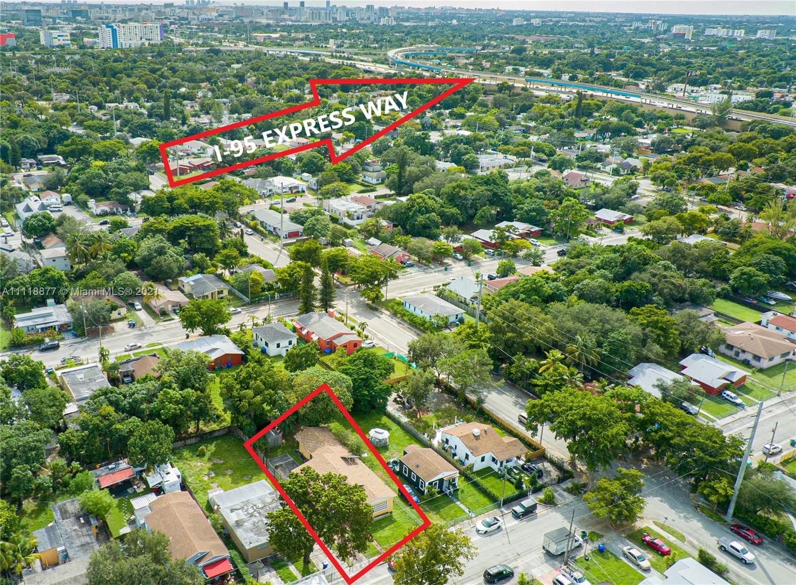 270 Northwest 50th Street Miami, FL 33127 - Photo 4 of 21 an aerial view of city