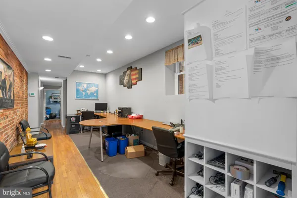 a room with furniture and window