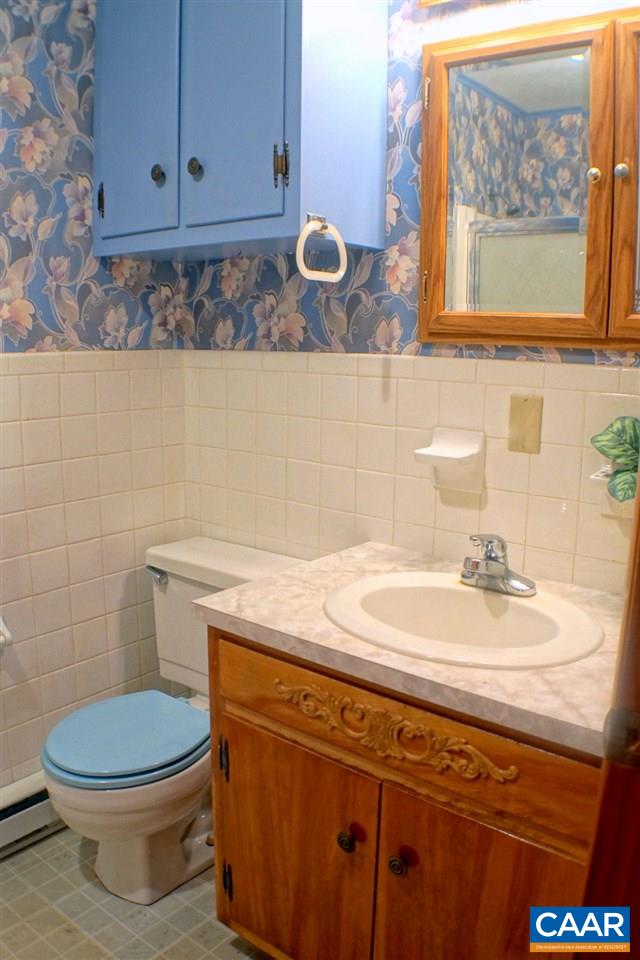 2000 Orange Road Pratts, VA 22731 - Photo 17 of 38 a bathroom with a sink a toilet and mirror