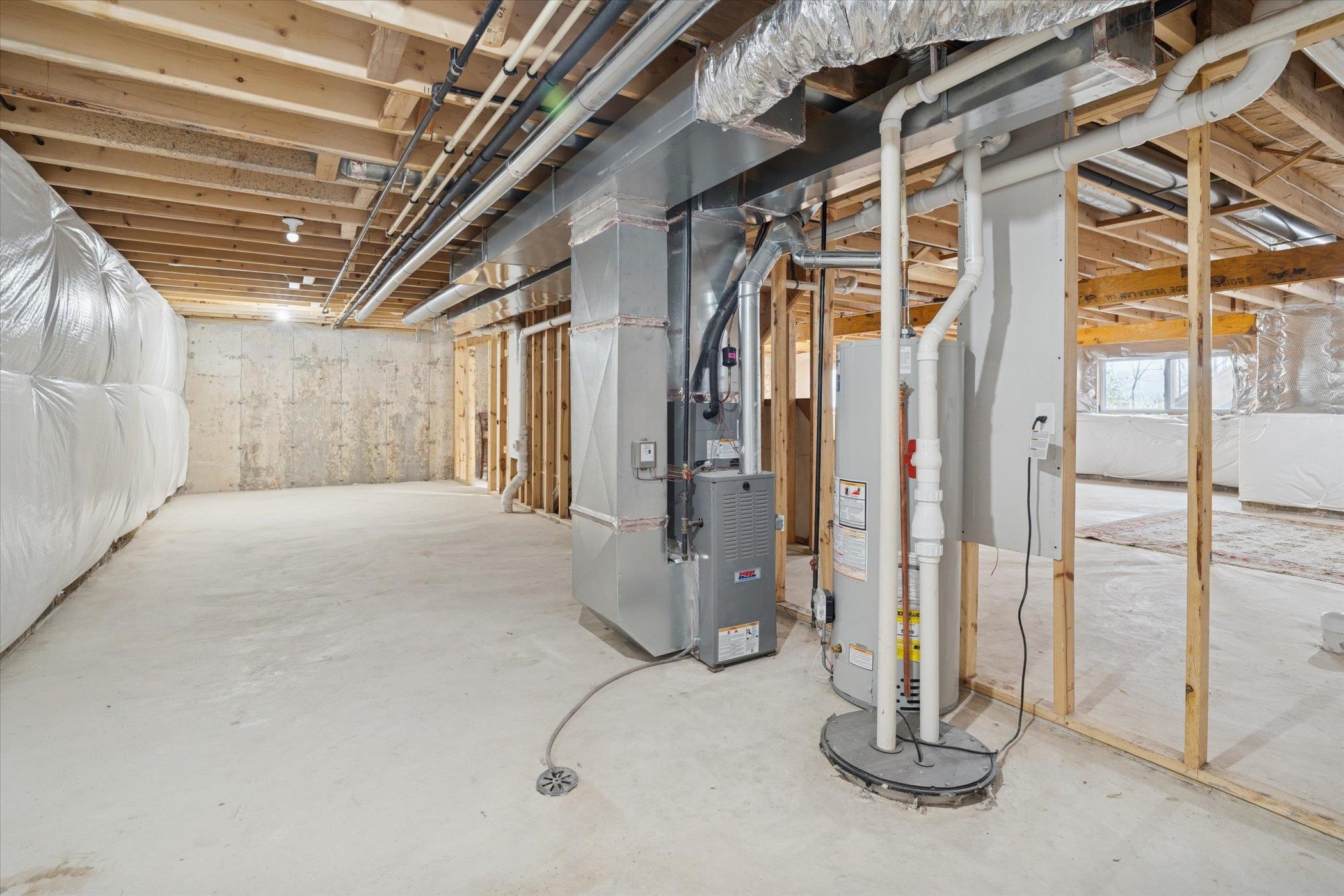 a view of a storage & utility room