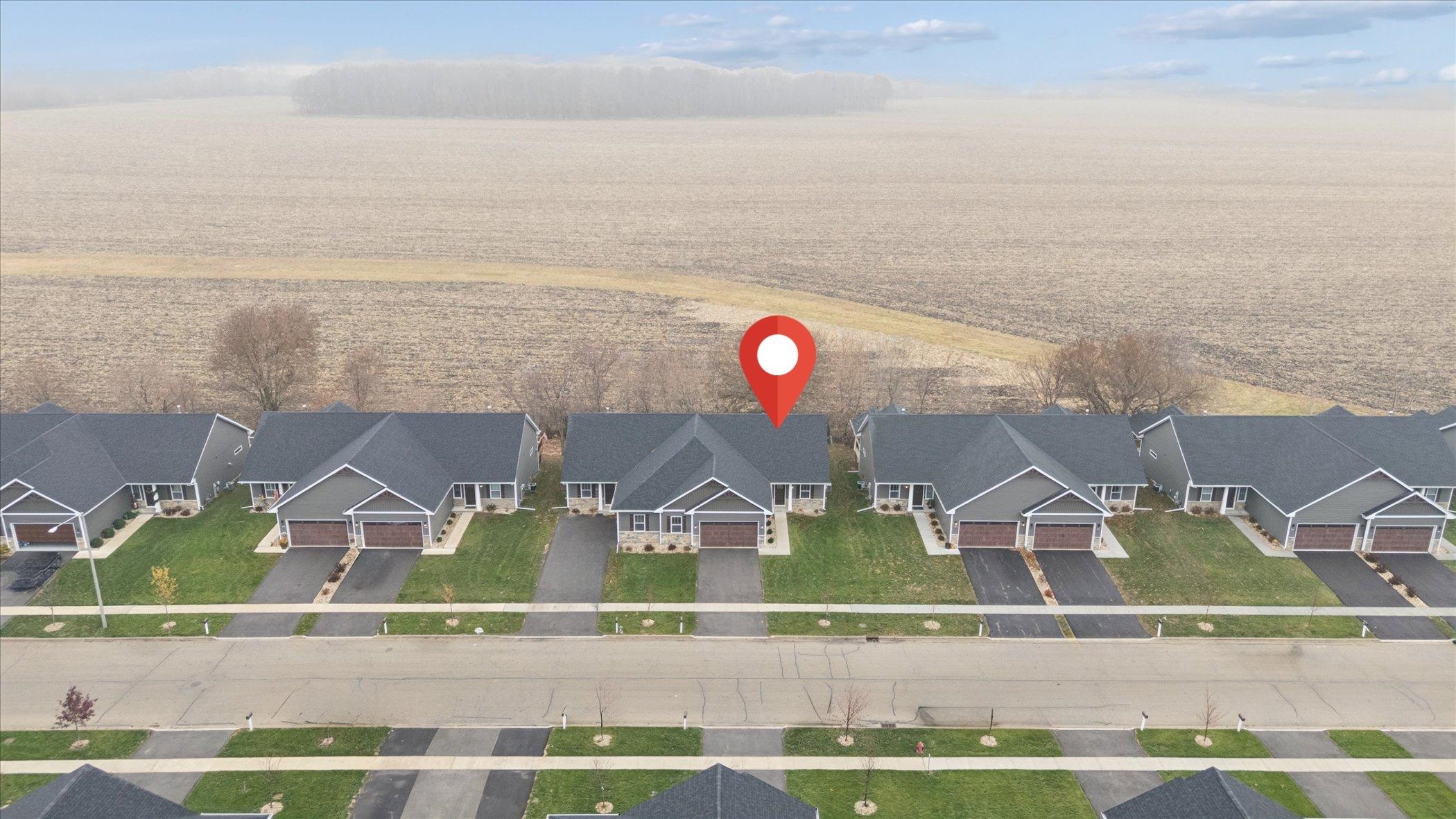 505 Anjali Court Sycamore, IL 60178 - Photo 33 of 47 an aerial view of house with yard