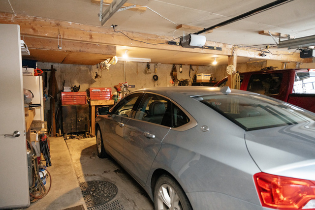 322 Bailey Creek Road Soda Springs, ID 83276 - Photo 19 of 32 Garage with exposed wood joists and concrete flooring