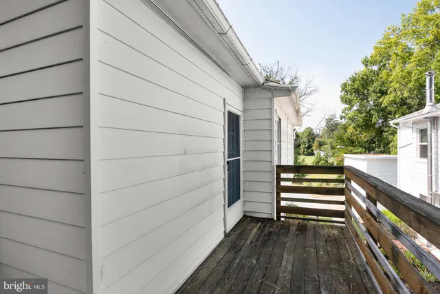 a view of outdoor space and deck