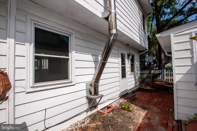 a view of front door of house