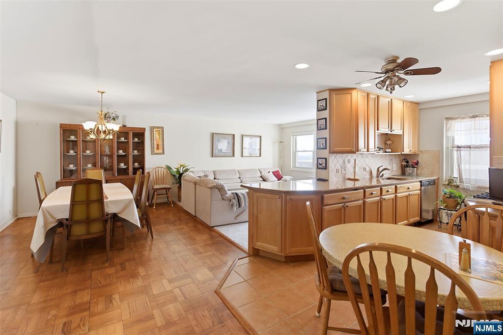 280 Prospect Avenue, Unit 8G Hackensack, NJ 07601 - Photo 7 of 23 a view of a dining room kitchen and windows
